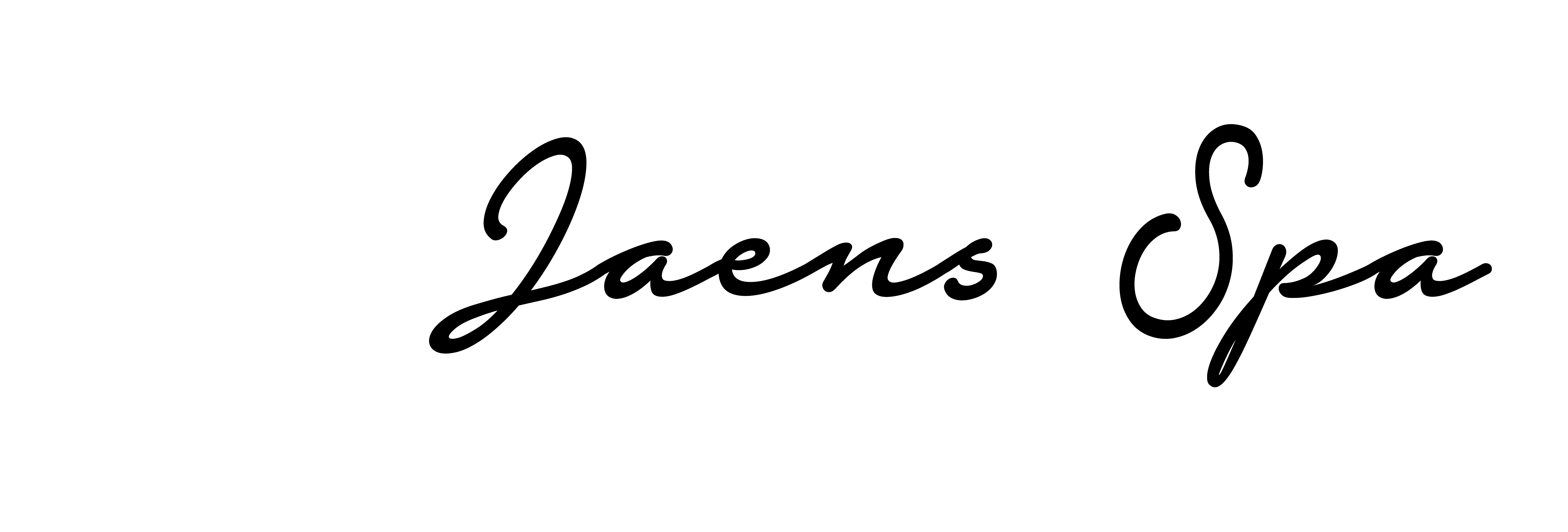 Jaens Spa Full Logo - White Description