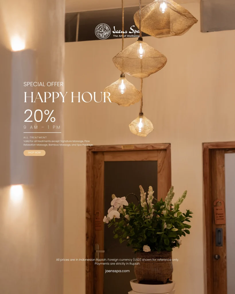 spa ubud massage happy hour discount