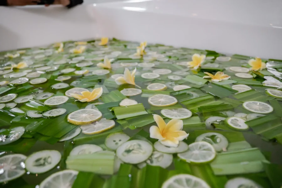 tropical bath