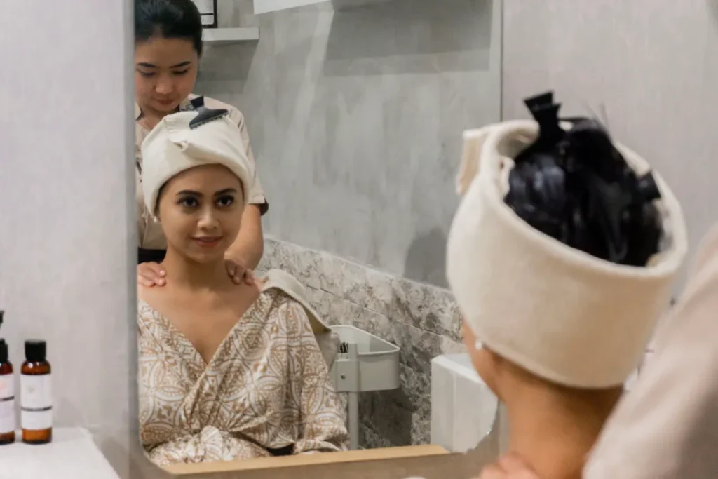 Head spa care for Bali travelers