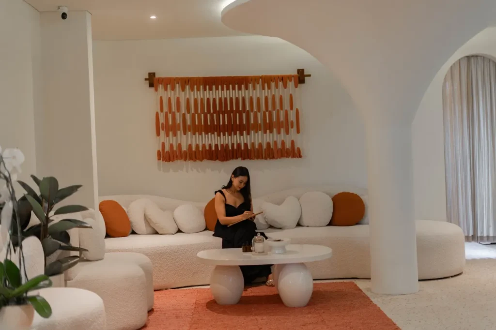 Massage room for deep tissue treatment appointment