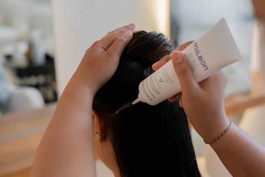 Refreshing Healthy Scalp Treatment by Milbon Japan at Jaens Spa Ubud