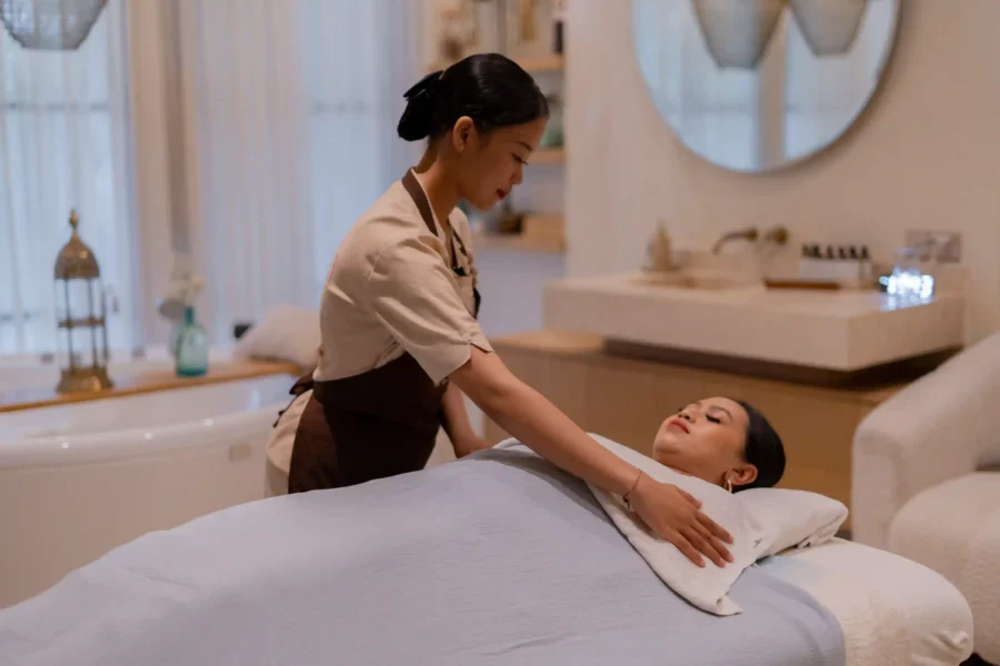 Premium signature massage experience at a spa in Ubud