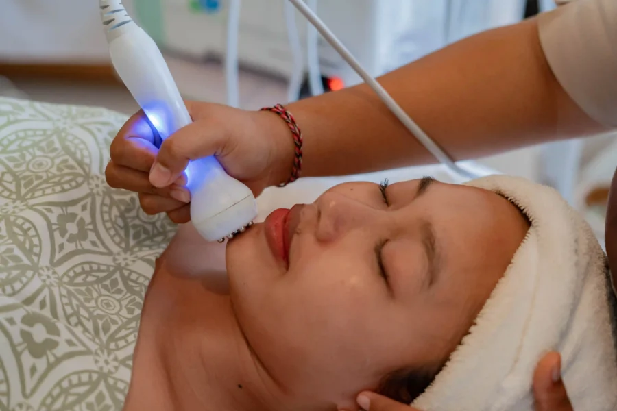 Facial beauty care treatment at Jaens Spa in Ubud Bali