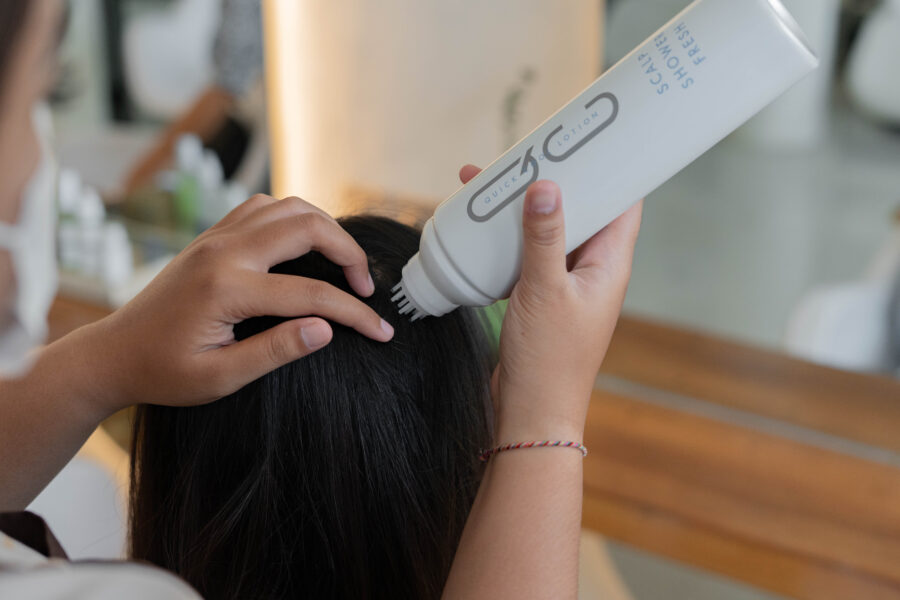 Milbon Japan scalp care treatment at Jaens Spa Ubud
