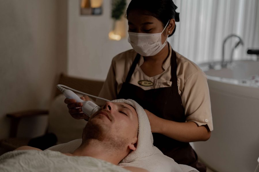 Gentle facial treatment and skin consultation in Ubud